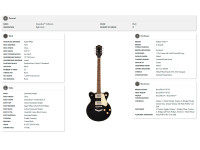 Gretsch G2655 STRML CB JR DC BLK Gretsch G2655 STRML CB JR DC BLK
